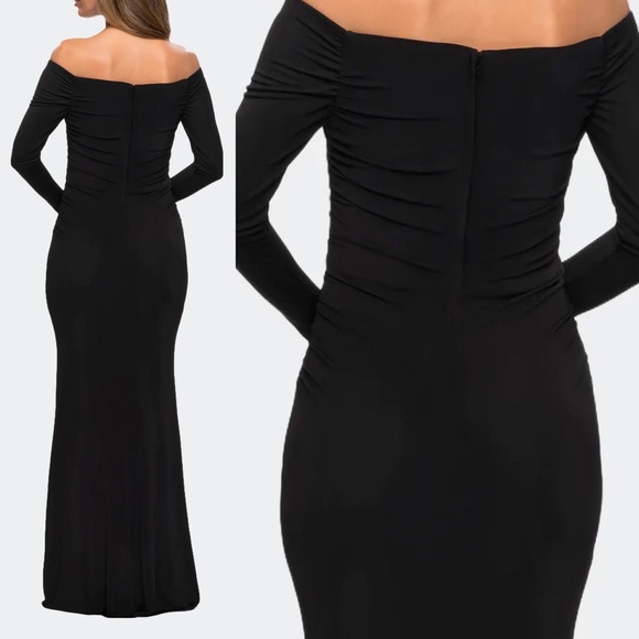 Gorgeous La Femme
Long Sleeve Off The Shoulder Evening
Gown Dress size 18 or 6 - Picture 3 of 13